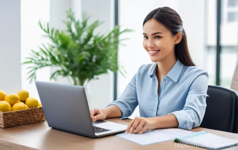 다이어트 지도사로 일하기 좋은 회사 추천 - **Prompt 1: Personalized Diet Coaching Session**
    "A bright, naturally lit image of a friendly fe...