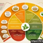 다이어트 프로그램 지도사 시험 주요 이론 요약 - A detailed and vibrant educational infographic illustrating the five essential nutrients for human h...