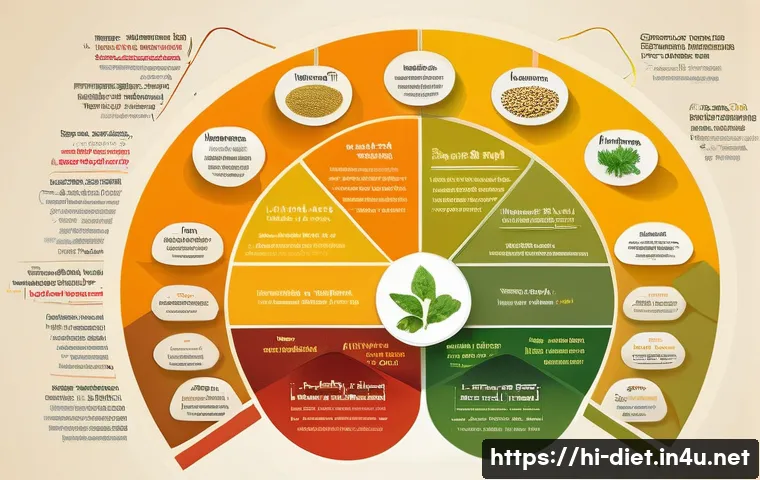 다이어트 프로그램 지도사 시험 주요 이론 요약 - A detailed and vibrant educational infographic illustrating the five essential nutrients for human h...